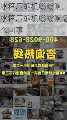 冰箱压缩机嗡嗡响,冰箱压缩机嗡嗡响怎么回事