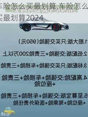 车险怎么买最划算,车险怎么买最划算2024