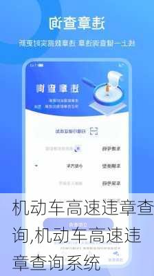 机动车高速违章查询,机动车高速违章查询系统