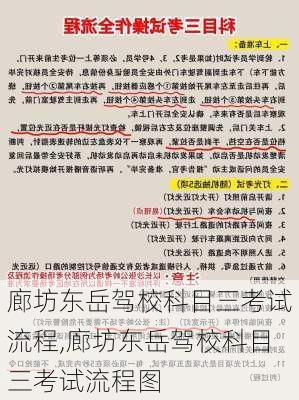 廊坊东岳驾校科目三考试流程,廊坊东岳驾校科目三考试流程图