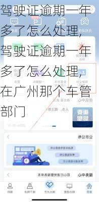 驾驶证逾期一年多了怎么处理,驾驶证逾期一年多了怎么处理,在广州那个车管部门