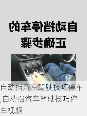 自动挡汽车驾驶技巧停车,自动挡汽车驾驶技巧停车视频