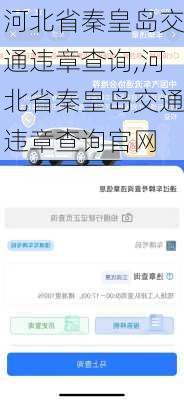 河北省秦皇岛交通违章查询,河北省秦皇岛交通违章查询官网