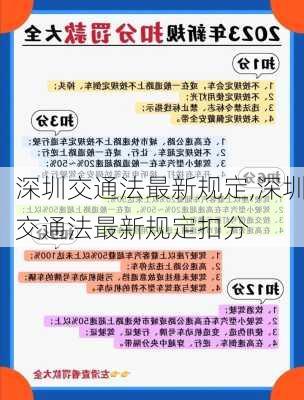 深圳交通法最新规定,深圳交通法最新规定扣分