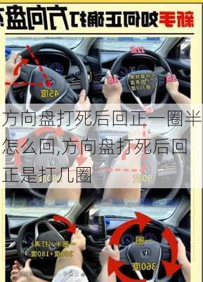 方向盘打死后回正一圈半怎么回,方向盘打死后回正是打几圈