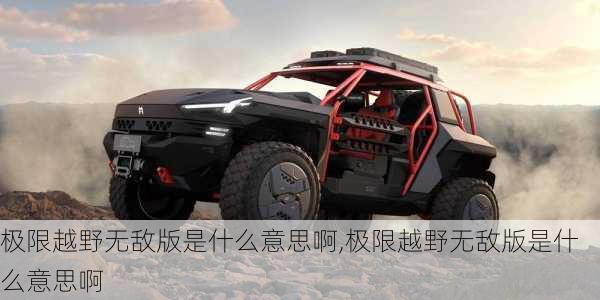 极限越野无敌版是什么意思啊,极限越野无敌版是什么意思啊