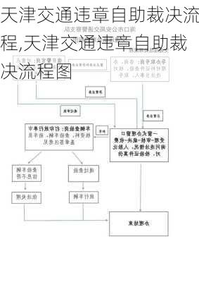 天津交通违章自助裁决流程,天津交通违章自助裁决流程图