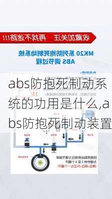 abs防抱死制动系统的功用是什么,abs防抱死制动装置