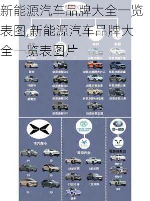 新能源汽车品牌大全一览表图,新能源汽车品牌大全一览表图片
