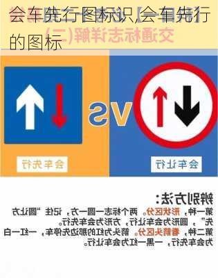 会车先行图标识,会车先行的图标